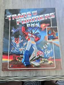 Transformers 1986 Panini Sticker Album - 100% COMPLETE