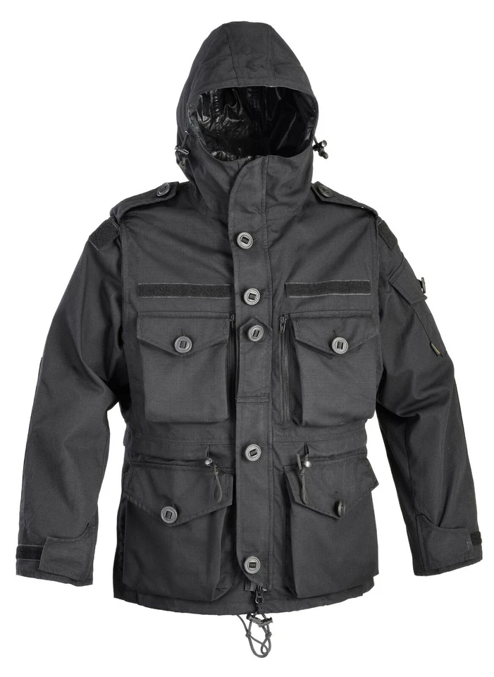 offerta tg xl DEFCON 5 D5-1683 B GIUBBOTTO GIACCA SAS SMOKE JACKET parka nero - Immagine 1 di 1