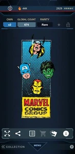 Topps Marvel Collect DIGITAL CORNER BOX AVENGERS - Picture 1 of 1