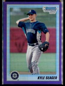 2010 Bowman Chrome Prospects Purple Refractor Kyle Seager