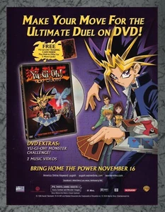 Yu-Gi-Oh! DVD de la película - Anuncio impreso arte original 7,75x10,50 - Imagen 1 de 1