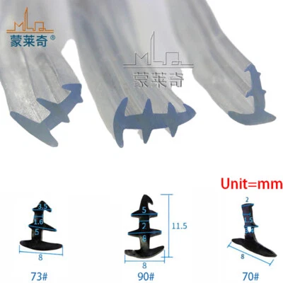 1 Meter UPVC Window & Door Wedge Gasket Double Glazing Rubber Repair Seal PVC - Image 1 of 4