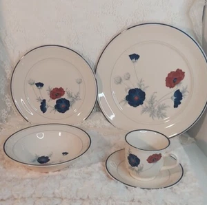 Set of 5 Vintage Keltcraft Noritake Ireland “Harlequin” plate bowl cup 9121 - Picture 1 of 11