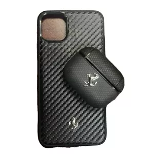 iPhone 11, 11 Pro, 11 Pro Max Carbon Fiber Case Mercedes Ferrari Bentley Jaguar - Picture 1 of 15
