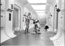 2018 Topps Star Wars Black & White A New Hope #2 Crossing through Blaster Fire