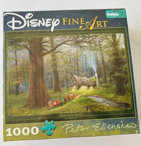 Disney Snow White Fine Art 1000 Pc Puzzle Off to Home We Go Buffalo w Poster NEW - Picture 1 of 5