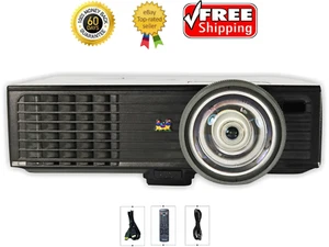 ViewSonic PJD6383s DLP Projector 3000 ANSI Short-Throw PC 3D Ready HD HDMI - Picture 1 of 6