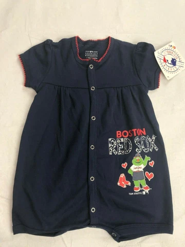 MLB Boston Red Sox Girls' Infant Mascot Bodysuit - Blue - NWT - C194 Cover