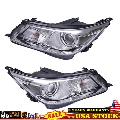 HalogenHeadlamps Headlights For 2010 2011 2012 2013 Buick LaCrosse Left+Right Foto 1 de 4