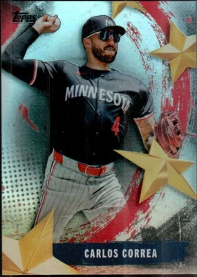 2025 Topps Series 1 Stars of MLB #28 Carlos Correa Minnesota Twins - Image 1 of 2