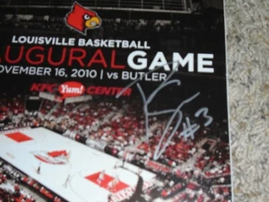 Louisville Cardinals Basketball Peyton Siva signed Yum Center Inaugural Program - Picture 1 of 2