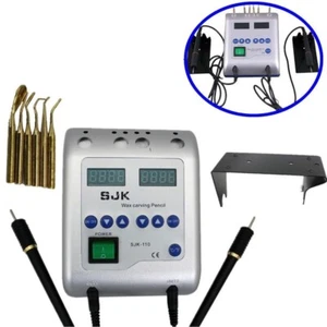 Dental Electric Waxer Carving Wax Machine w/ Double Pen 6 Wax Tips 220V NEW - Picture 1 of 8
