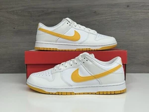 Nike Dunk Low Retro “University Gold” Size-11 Yellow White (DV0831 110) New - Picture 1 of 10