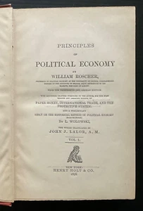 PRINCIPIOS DE ECONOMÍA POLÍTICA Volúmenes 1 y 2 por William Roscher - Imagen 1 de 24