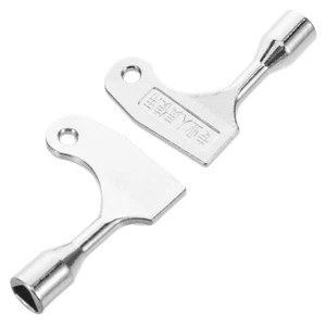 2pcs Chiave di Serratura Triangolare per Pattumiera, Chiave per Armadio in Metallo Spazzatura Pannello Chiave - Foto 1 di 12