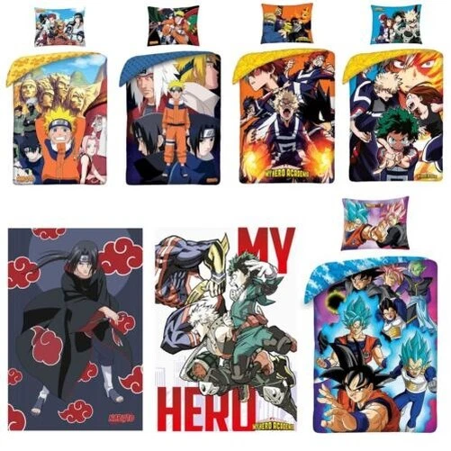 Fundas nórdicas mantas de anime y manga - Naruto My Hero Academia Dragon Ball Z Foto 1 de 1