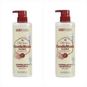 2 Old Spice GentleMan's Blend Himalayan Sea Salt & Glacier Water Scent Body Wash - Picture 1 of 3