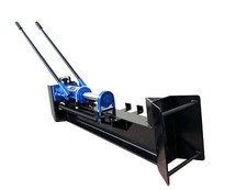 Manual 12Ton Hydraulic Horizontal Log Splitter Fire Wood Splitting Machine NEW