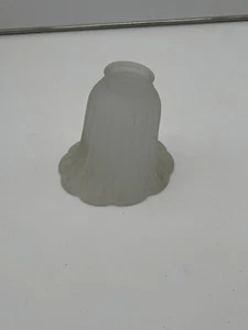 Frosted Tulip 2 1/4in Fitter Glass for Ceiling Fan Light - Picture 1 of 11