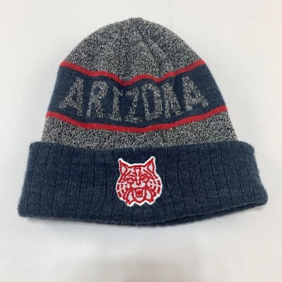 Arizona Wildcats NCAA Top of the World Beanie Hat Cap Navy Blue Gray - Image 1 of 3