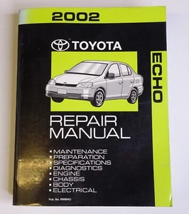 2002 Toyota Echo Repair Manual OEM Factory Service Book RM884U Shop Workshop FSM - Picture 1 of 12