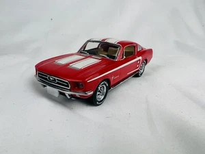 RARE MATCHBOX  1967 FORD MUSTANG FASTBACK 2+2 RED/WHITE 1/43 - Picture 1 of 13