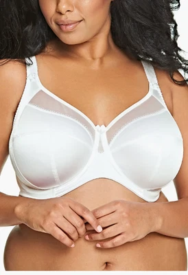 Sujetador con aros Goddess 40J EE. UU. / 40G UK Keira figura completa nuevo sin etiquetas 6090 blanco Foto 1 de 4