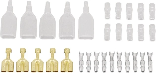 Juego de conectores de cable doble hembra Shindy para motocicleta Foto 1 de 1