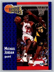 1991-92 Fleer Michael Jordan #220 - Chicago Bulls - Picture 1 of 2