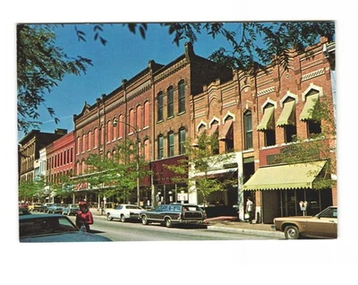 Market Street Corning NY Vintage postcard unposted - Image 1 of 2