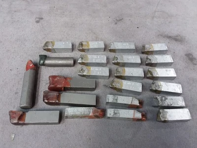 LOT 22X - 3/8" Stubby Carbide Brazed Lathe Tool Bit Mixed - Image 1 of 3