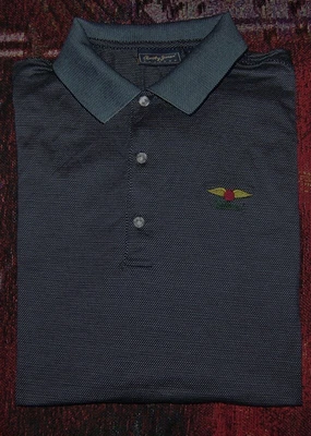 Polo de golf de algodón con botones BOBBY JONES PLAYERS talla L azul Foto 1 de 4