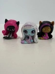 Monster High Minis Figuren 3 Stück Clawdeen Wolf Catty Noir Abbey Bominable - Bild 1 von 17