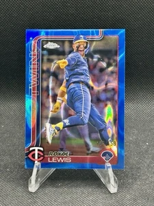 2025 Topps Chrome Royce Lewis #254 Blue Wave Refractor 136/150 Minnesota Twins - Bild 1 von 3