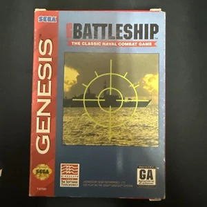 Super Battleship Videospiel (Sega Genesis, 1993) CIB mit Man/Reg Karton - Bild 1 von 10