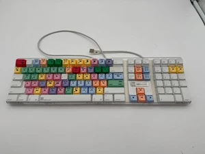 Teclado de edición de video profesional corte final color lógica Apple Mac A1048 BPS JEC1 - Imagen 1 de 3
