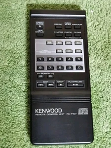 Control remoto Kenwood RC-P107, OEM para reproductor de cargador de CD de 6 discos DPM107R - Imagen 1 de 3