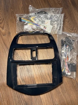 收音机挡板面板装饰 9 英寸 Android 仪表板适配器套件适用于雪佛兰 Spark 12-16 — 第 1/4 张图片