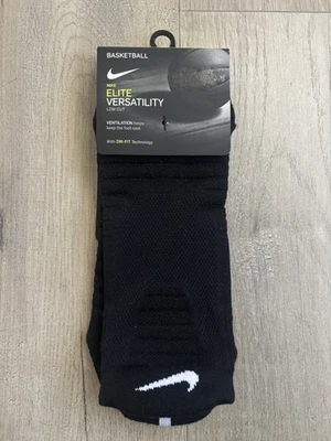 Calcetines Nike Elite Versatilidad Baloncesto Corte Bajo Talla Grande Hombres 8-12 Raros DS Foto 1 de 2