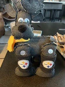 Pittsburgh Steelers fermaporta per cani renna fatto a mano - Foto 1 di 6
