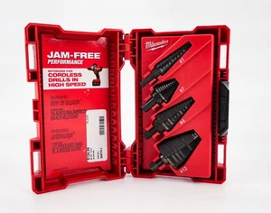Milwaukee 4-teiliges Stufenbohrer-Set - 48-89-9223 - gebraucht; Top Zustand - Bild 1 von 5