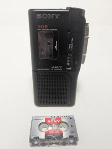 Sony M-677V VOR Microcassette-Corder Handheld Voice Recorder As Is For Repair - Picture 1 of 2