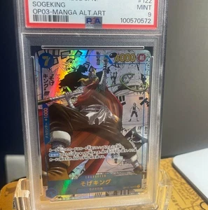 PSA 9 Sogeking OP03-122 Manga Alt Art Comic Parallel Japanese One Piece Card JP - Bild 1 von 10