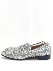 Christian Louboutin Loafers 39.5 Slv HLu74 - Picture 1 of 6