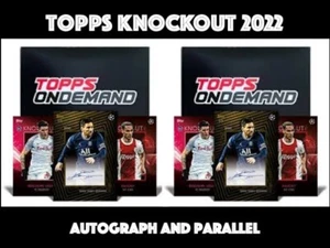 AUTÓGRAFO TOPPS UEFA CHAMPIONS LEAGUE KNOCKOUT 2022 Y PARALELO - Imagen 1 de 93