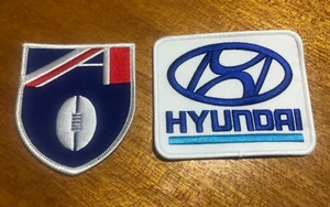 Carlton Football Club 1995 premiership HYUNDAI & AFL patches jumper sponsor - Picture 1 of 19