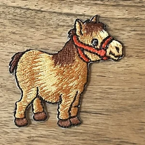 Pferdeaufnäher - braunes Pony (aufbügeln) super süß! - Bild 1 von 4