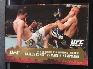 Carlos Condit Martin Kampmann #132 2009 Topps UFC Round 2 Thick Gold Parallel - Picture 1 of 2
