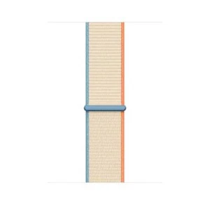 Oryginalna bransoletka Apple Sport Loop 44mm kremowa - Zdjęcie 1 z 2