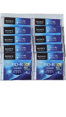 Sony BD-R DL 50GB Printable x4 MID:MEIT02 - 10psc slimcase CD - Image 1 of 4
